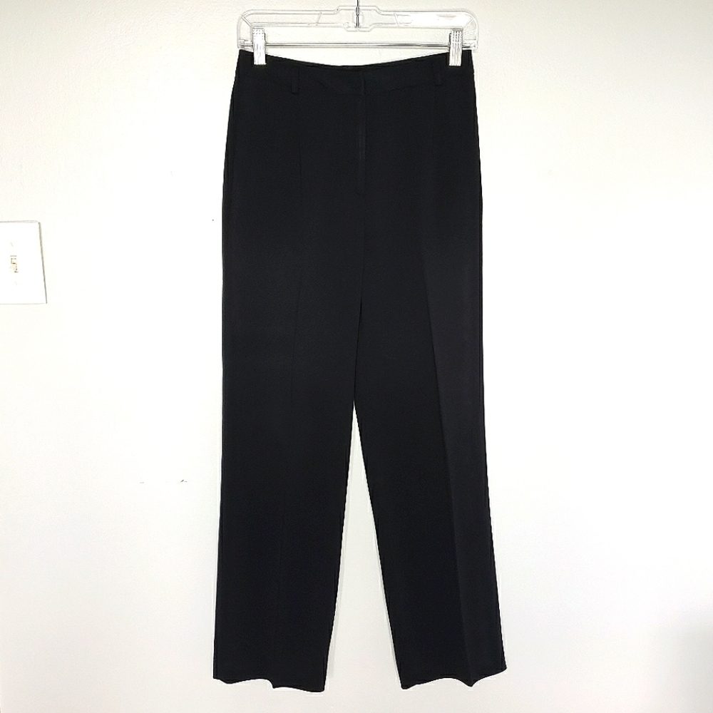 Yansi Fugel High Rise Straight Leg Trousers Black 2